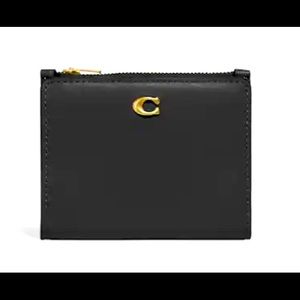 Coach  Bifold Snap Wallet_Black